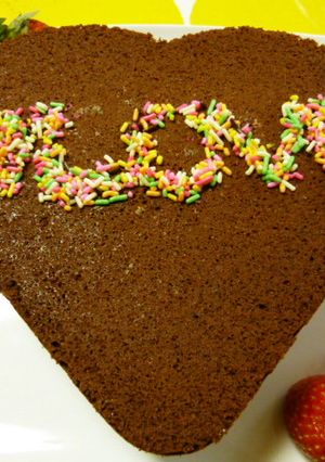 ♪バレンタインにLOVEチョコケーキ♪-レシピのメイン写真