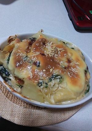 ハンバーグクリームドリア-レシピのメイン写真