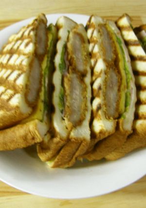 ステーキパンでホットカツサンド-レシピのメイン写真