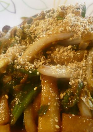 冬野菜３つで♪甘辛味噌いため-レシピのメイン写真