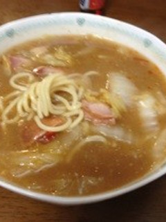 味噌汁リメイクピリ辛あんかけ野菜ラーメン-レシピのメイン写真