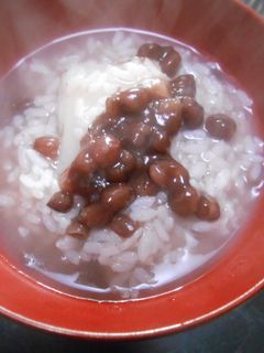 簡単・ゆであずき缶で小豆粥-レシピのメイン写真