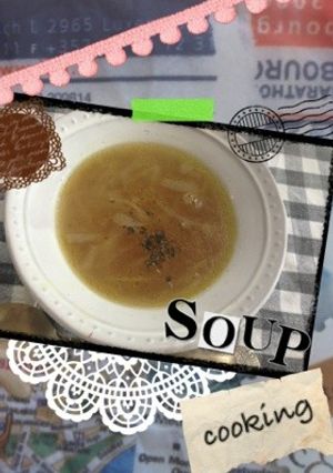 ♡簡単♪オニオンスープ♡-レシピのメイン写真