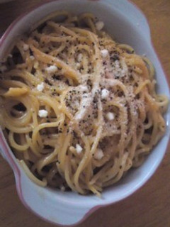 とても簡単!カルボナーラ風パスタ-レシピのメイン写真