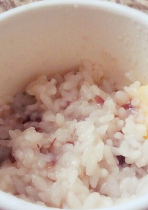 小正月に！甘納豆で小豆粥！離乳食にも！-レシピのメイン写真