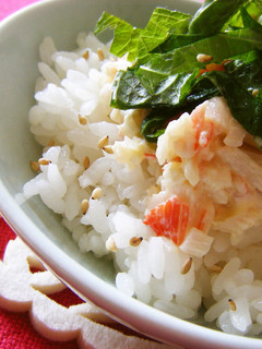 大葉カニ風味飯♪-レシピのメイン写真