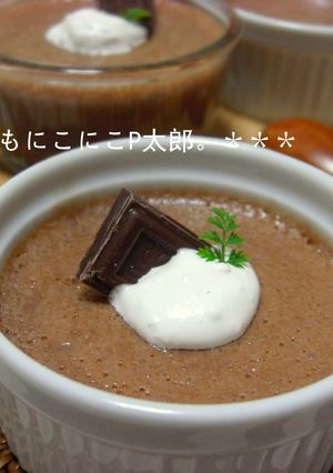 材料３つ☆簡単マシュマロチョコムース♪-レシピのメイン写真