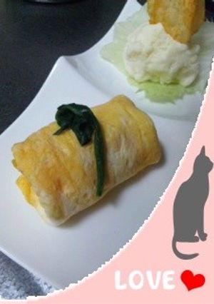 お弁当お野菜おかず　卵包マッシュポテト-レシピのメイン写真
