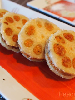 ［ベジ]蓮根はさみ揚げ-レシピのメイン写真