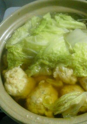 ふんわり鶏だんご鍋-レシピのメイン写真