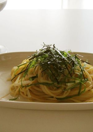 醤油ジュレで和風パスタ-レシピのメイン写真