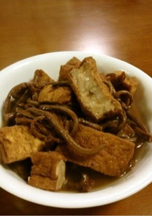 厚揚げとゼンマイの煮物(圧力鍋)-レシピのメイン写真