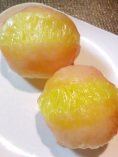 八朔と生ハムの手まり寿司-レシピのメイン写真