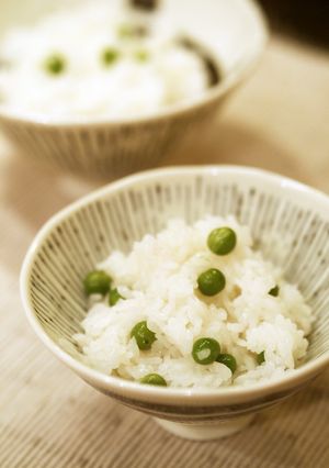 義母のグリンピースごはん-レシピのメイン写真