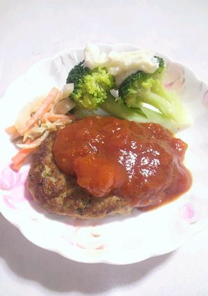 卵乳製品抜き、野菜豆腐ハンバーグ-レシピのメイン写真