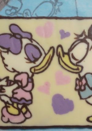 ドナルド&デイジー チョコプレート-レシピのメイン写真