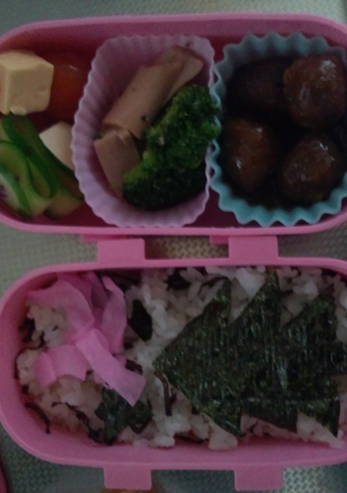 幼稚園のお弁当　2012年12月①-レシピのメイン写真
