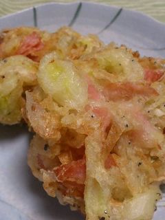 ネギとしらすで♪サクサクかき揚げ☆-レシピのメイン写真
