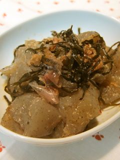 レンチン&低カロ♡蒟蒻の塩昆布おかか和え-レシピのメイン写真
