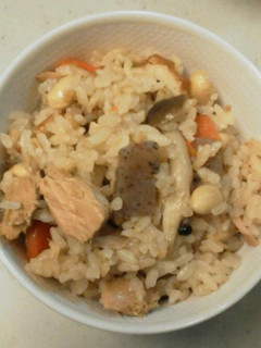 大豆とツナの簡単炊き込み御飯-レシピのメイン写真