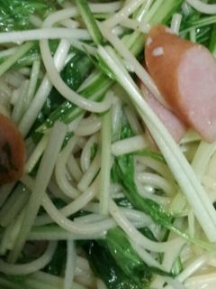 ☆シャキッと水菜のパスタ☆-レシピのメイン写真