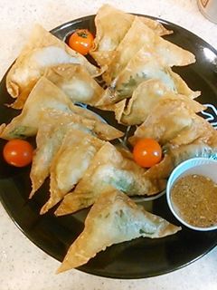 カリふわ~♪簡単れんこんカニ揚げワンタン-レシピのメイン写真