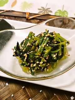 簡単美味しい♪ほうれん草と海苔のナムル-レシピのメイン写真