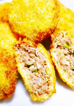 お弁当冷凍作り置き！キャベツ★メンチカツ-レシピのメイン写真