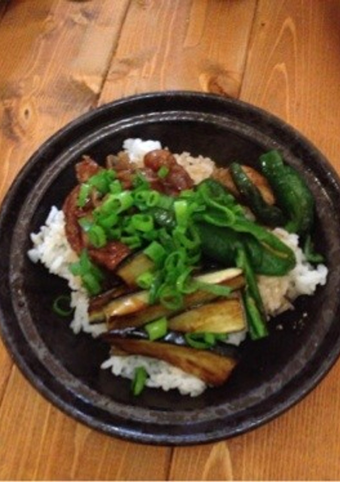野菜と豚の照り焼き丼-レシピのメイン写真