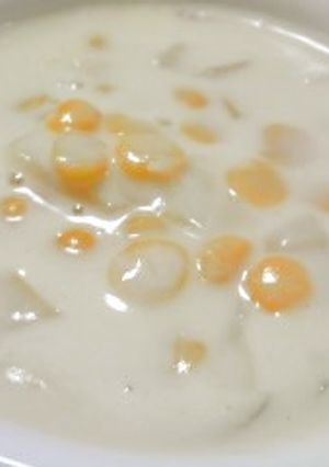 えんどう豆で作るビーンズクリームスープ-レシピのメイン写真