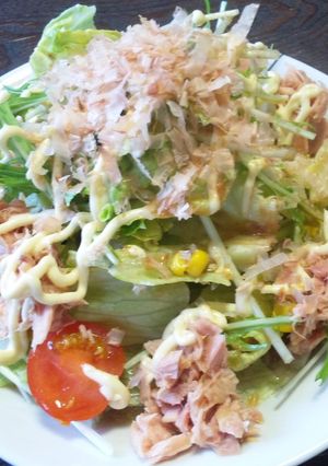 サラダうどん-レシピのメイン写真