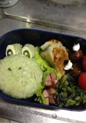 キャラ弁 ヨッシー-レシピのメイン写真