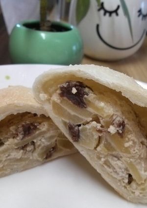 ﾚｰｽﾞﾝ ｱｯﾌﾟﾙﾁｰｽﾞGOPAN-レシピのメイン写真