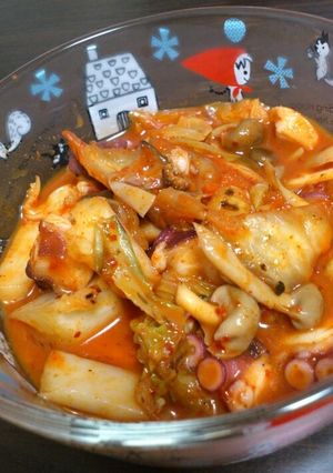 タコの韓国風炒め-レシピのメイン写真