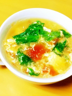 レタトマ梅干スープ-レシピのメイン写真
