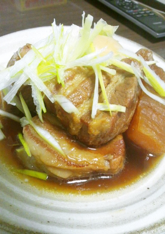 お箸で切れちゃう!!味しみしみ豚角煮-レシピのメイン写真