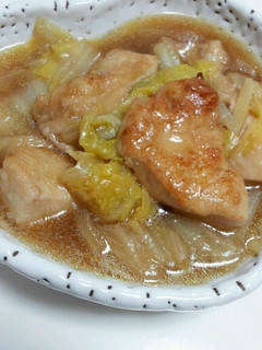 鶏むね肉と白菜の甘辛煮-レシピのメイン写真