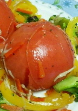 トマトのオリーブ蒸し-レシピのメイン写真