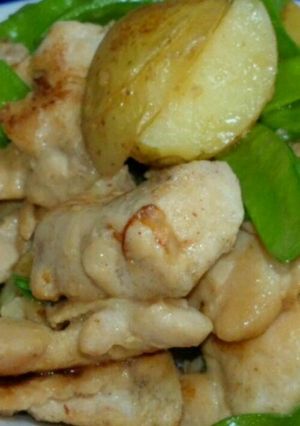 塩麹で！鶏肉とじゃがいものほくほく炒め-レシピのメイン写真