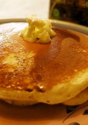 ☆シンプルだけど贅沢なパンケーキ♪-レシピのメイン写真