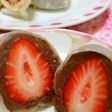 電子レンジで簡単♪洋風生チョコいちご大福
