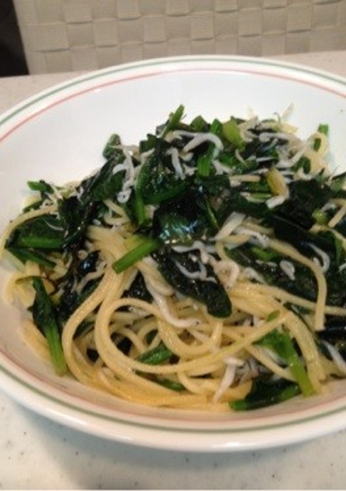 しらすとほうれん草のパスタ-レシピのメイン写真
