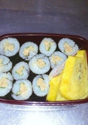 初心者簡単絶品シーチキンマヨ巻き寿司-レシピのメイン写真