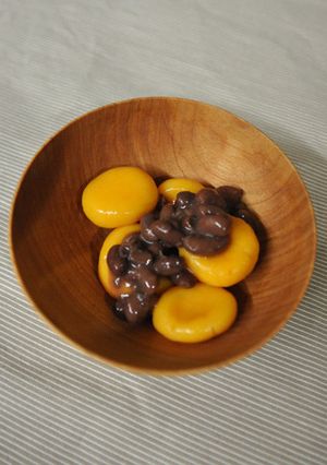かぼちゃの米粉団子-レシピのメイン写真