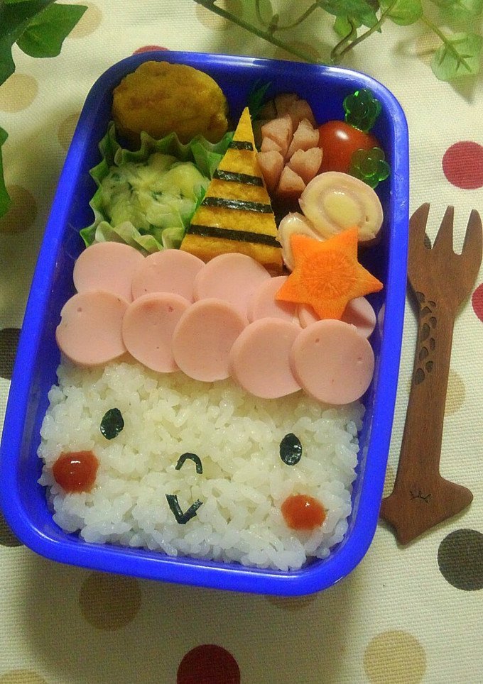 簡単♪節分の鬼さん☆キャラ弁☆-レシピのメイン写真