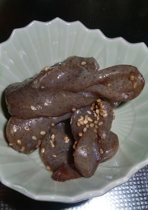 甘辛こんにゃく　はっち風-レシピのメイン写真