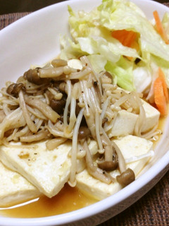きのこソースがけの豆腐ステーキ♡-レシピのメイン写真