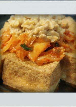 ■糖質制限■厚揚げキムチ納豆簡単風邪予防-レシピのメイン写真
