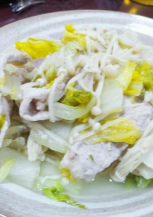 かんたん！白菜と豚肉の鍋☆-レシピのメイン写真
