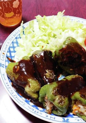 苦くない！ピーマンの肉詰め-レシピのメイン写真